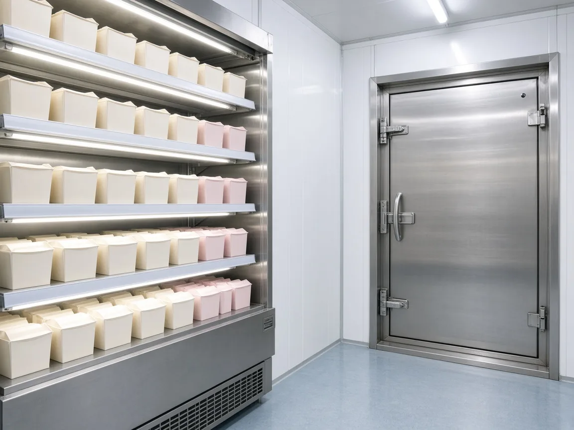 Ice cream in a frozen zone beside a chilled room in India