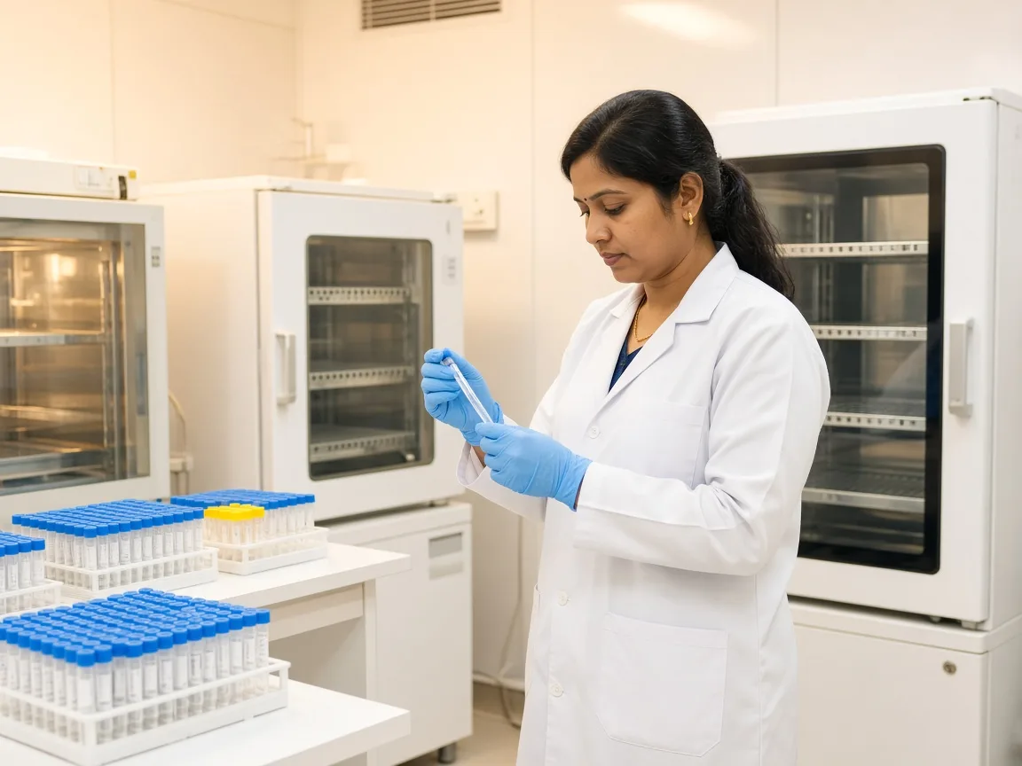 A healthcare incubation room in India