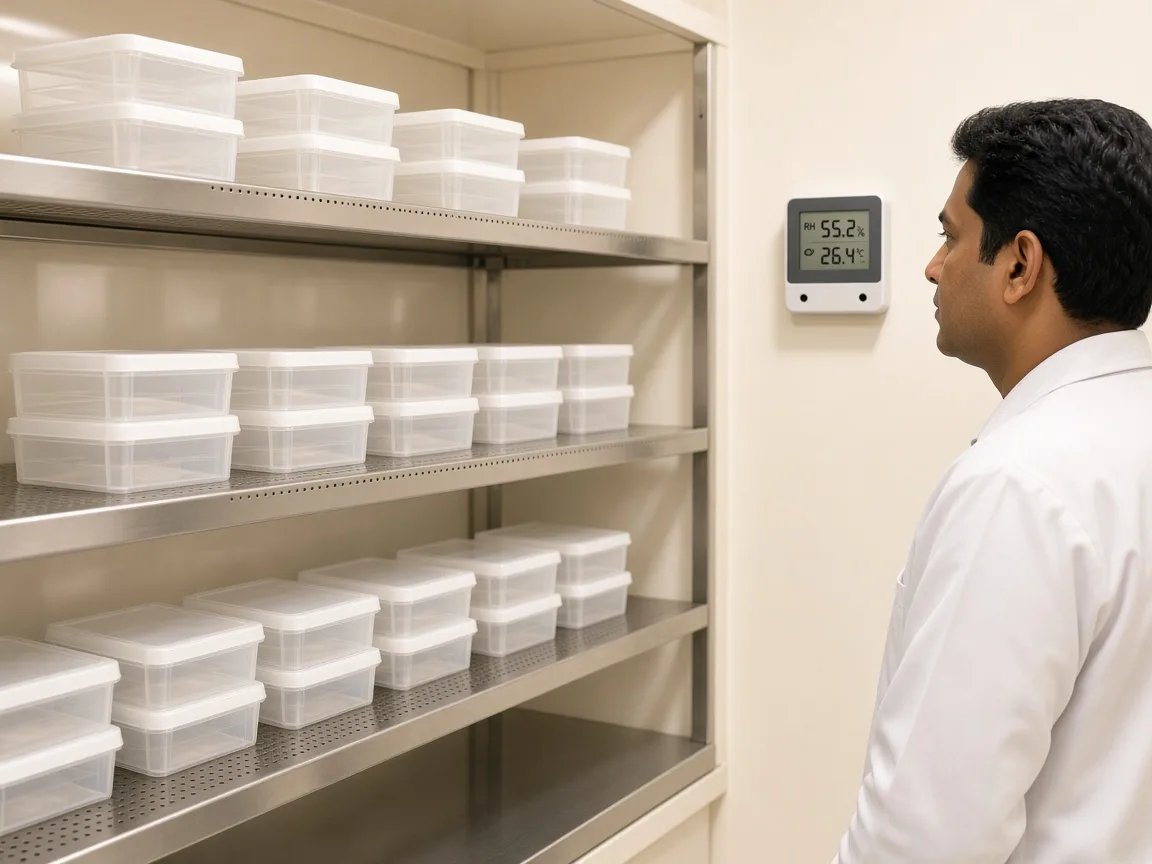 A vaccine related incubation room in India