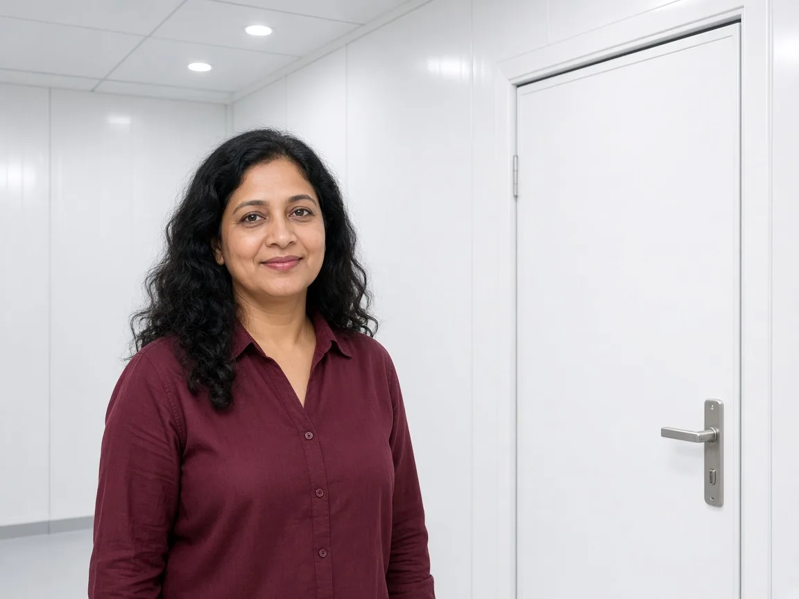 A newer insulated cold room in an Indian plant