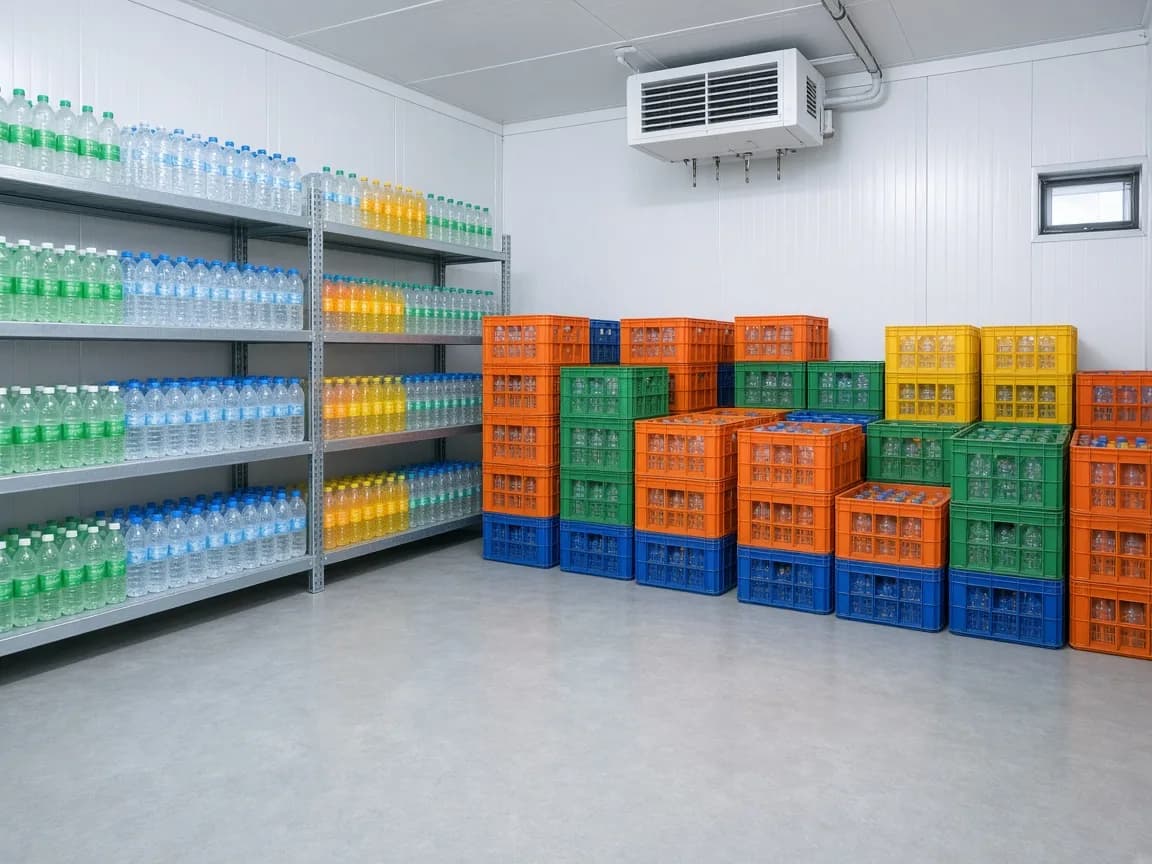 Beverage cold room in India