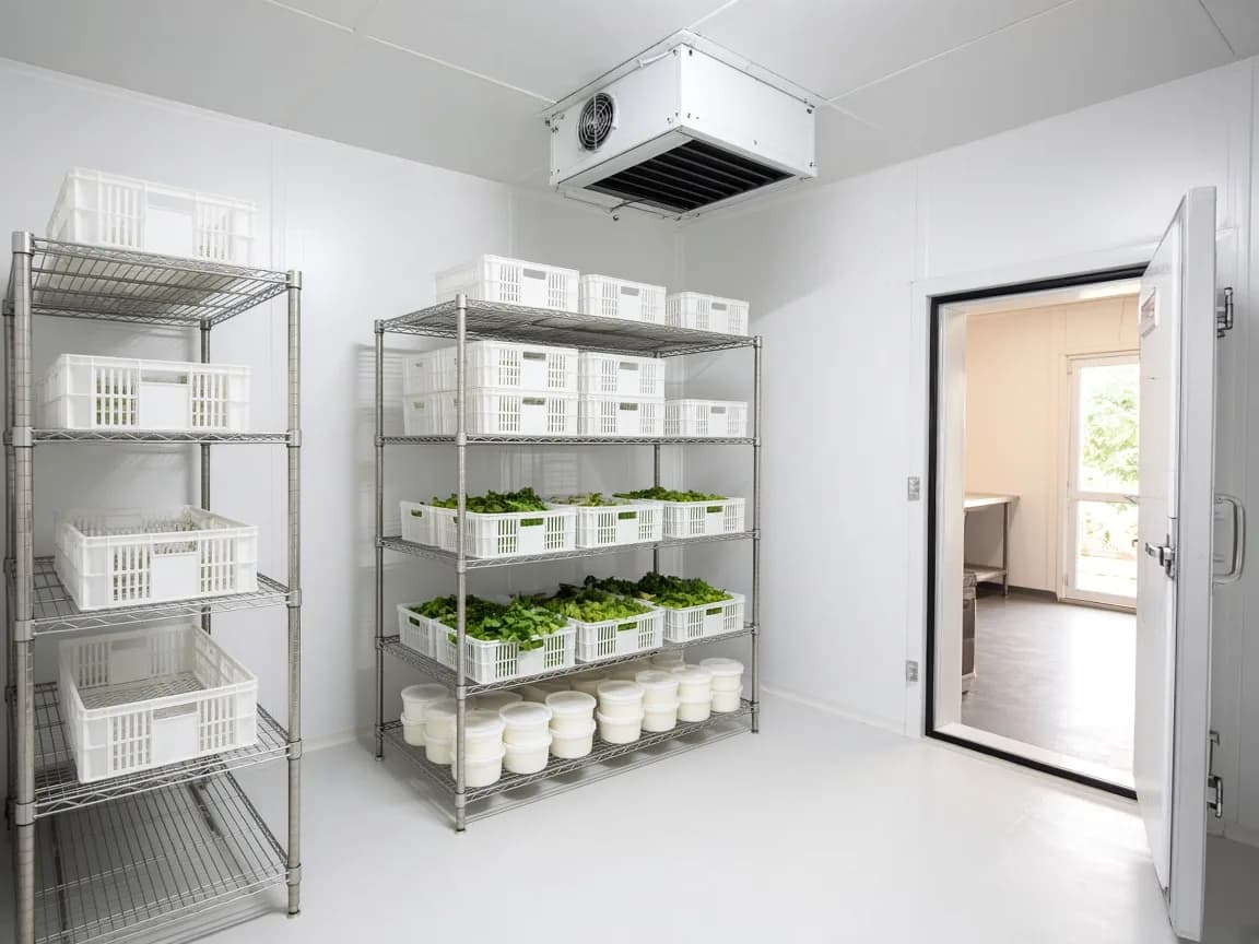 Chilled cold room in India