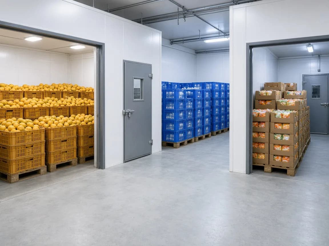 Multi commodity cold store