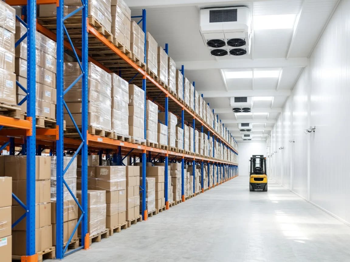 Palletized cold storage