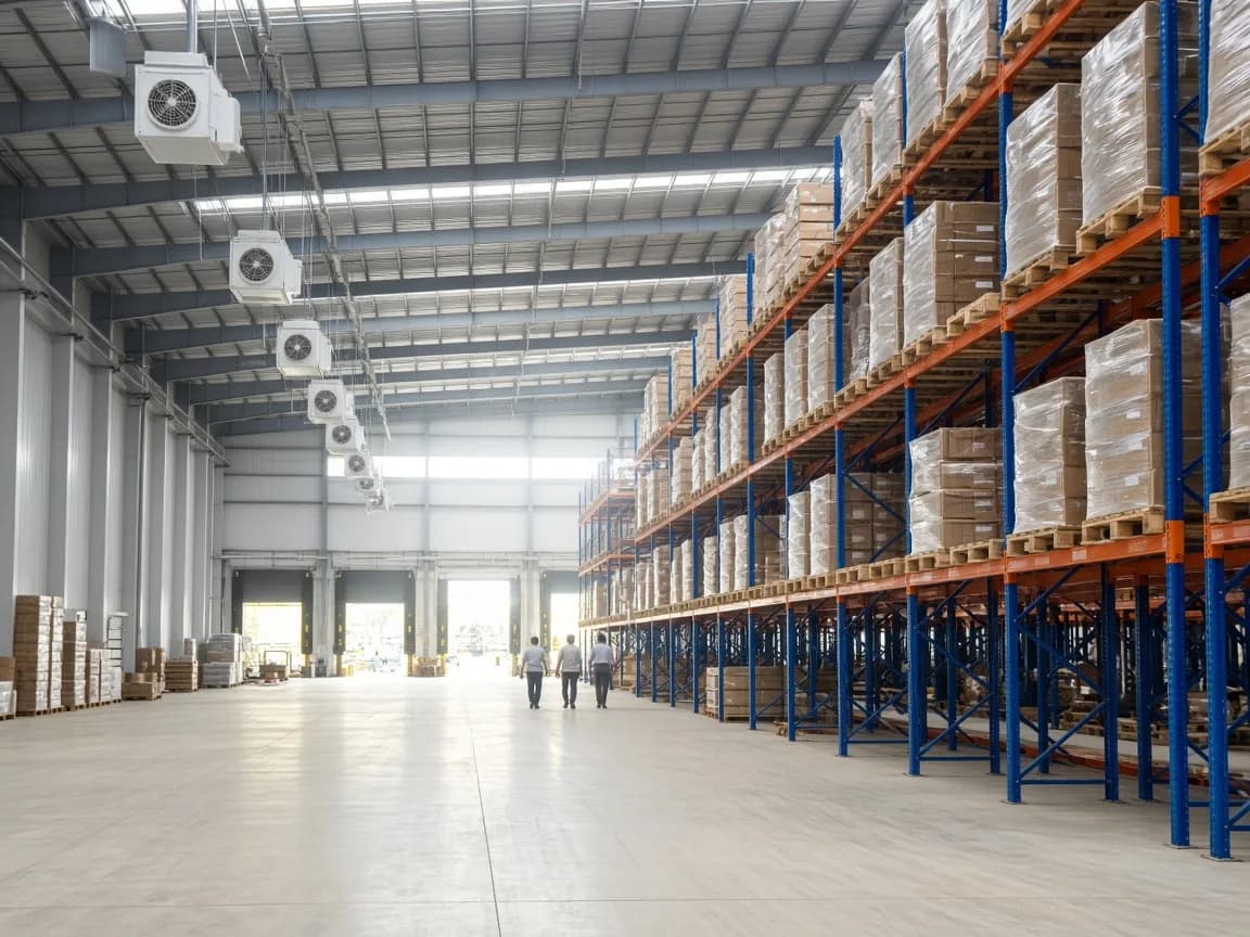 Large temperature controlled warehouse in India
